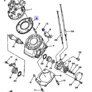 Tömítés hengerfej Yamaha DT125