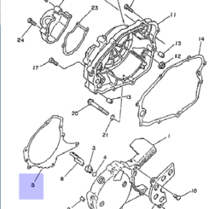 Tömítés olajpumpa Yamaha TDR125