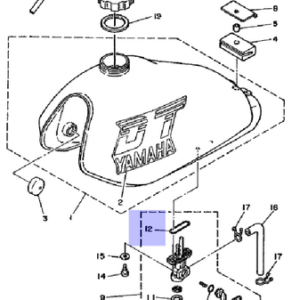 Tömítés Yamaha DT50