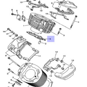 Tömítés hengertalp Yamaha XVS1100